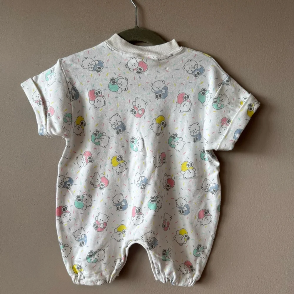 Vintage Baby Rageous Bears and Sprinkles Bubble Jumpsuit‎ Size 9 months